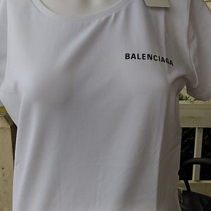 Balenciaga white tee nwt please read